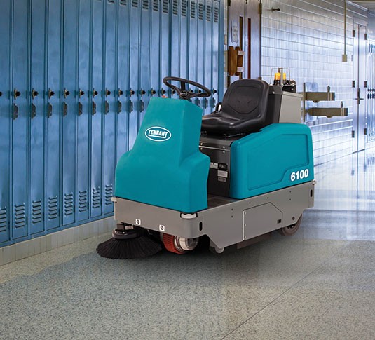 6100 Sub-Compact Battery Ride-On Floor Sweeper alt 14